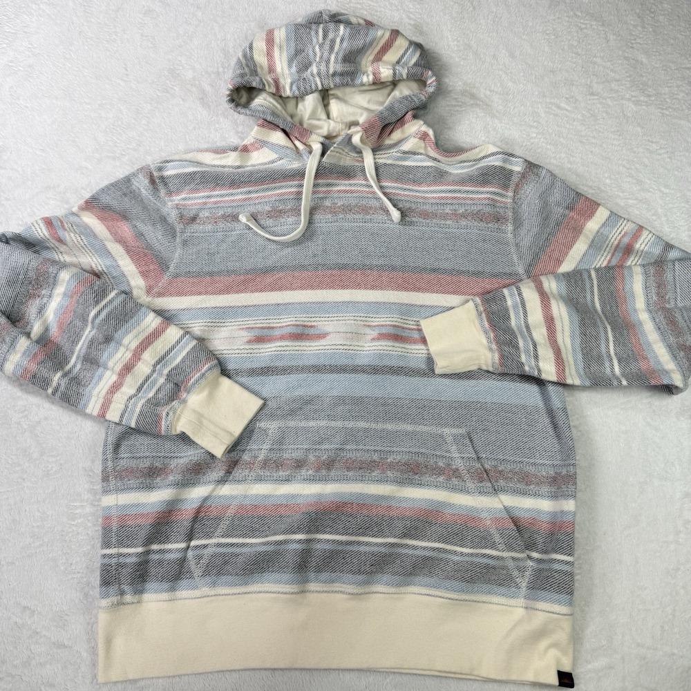 Faherty Hoodie Men's Medium Byron Bay Sierra Paradise 100% Organic Cotton Aztec